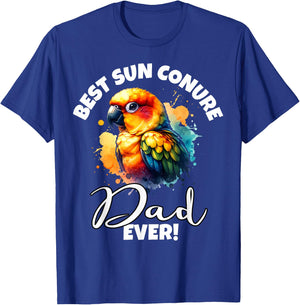 Best Sun Conure Dad Ever Sun Conure T-Shirt - T-Shirt | Royal