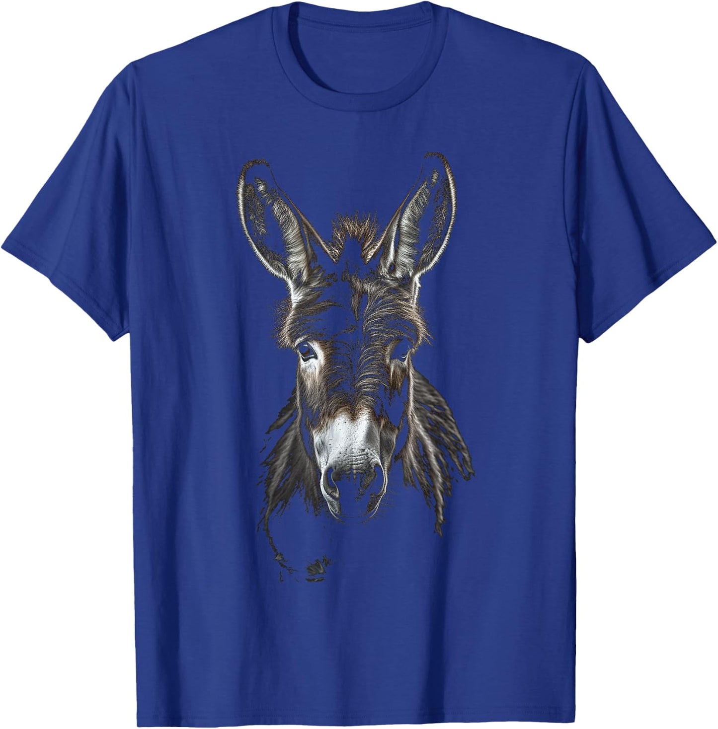Donkey Animal Zoo Art Donkey T-Shirt - T-Shirt | Royal