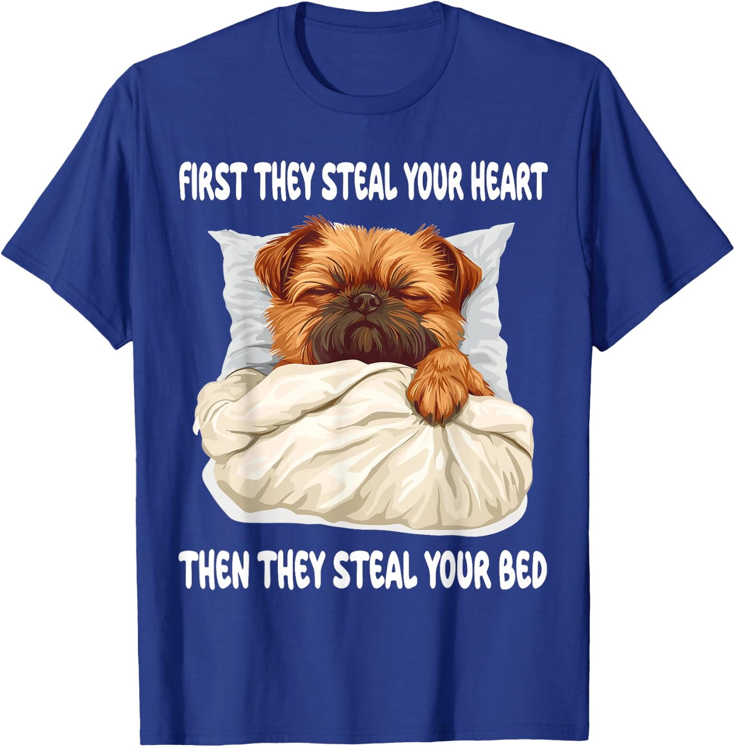 Brussels Griffon Sleeping Pajamas Nightgown T-Shirt - T-Shirt | Royal