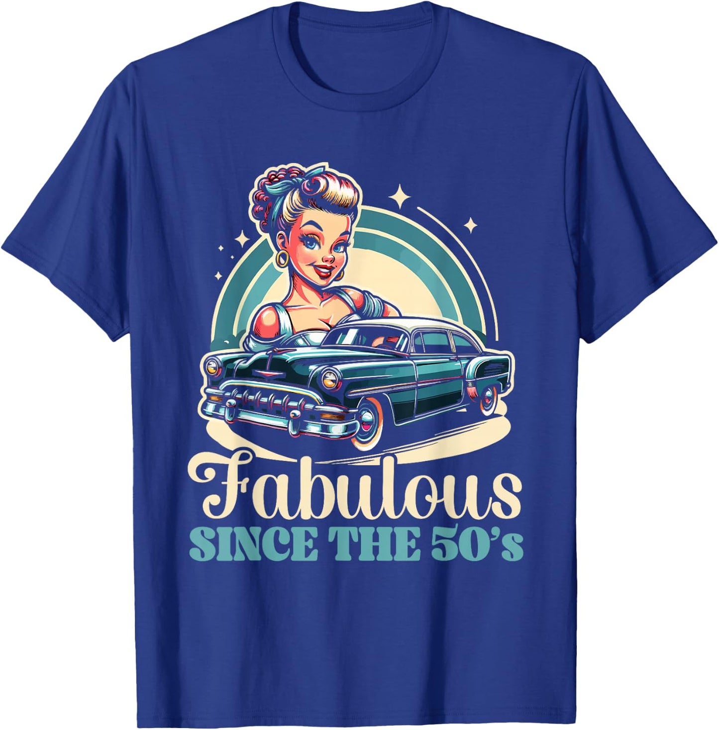 From The 50s Music 50's 1950 Party Fifties 50's T-Shirt - T-Shirt | Royal