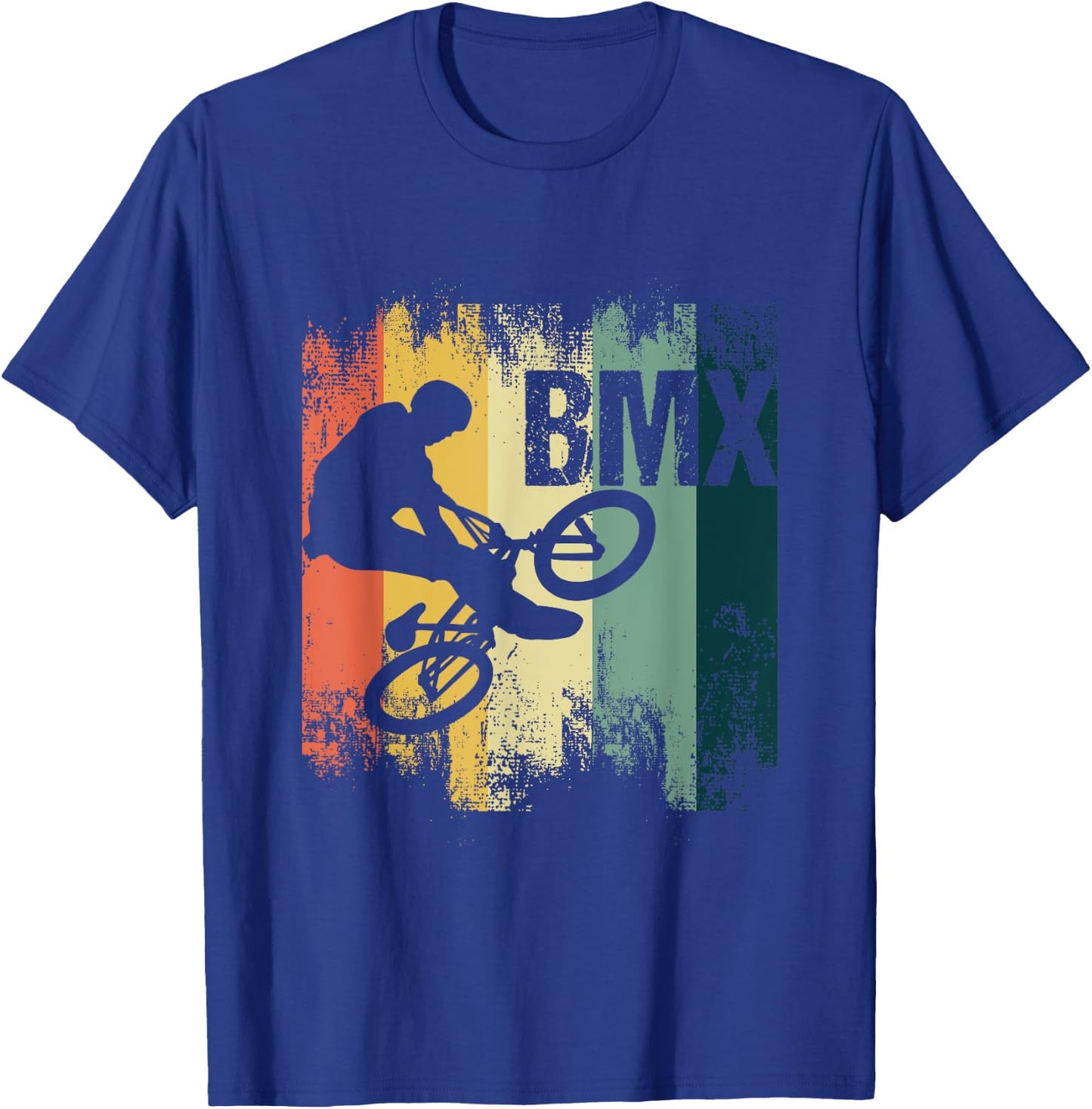 BMX Bicycle Bike Biker Cycling Bicycle Cyclist Bike Gift T-Shirt - T-Shirt | Royal