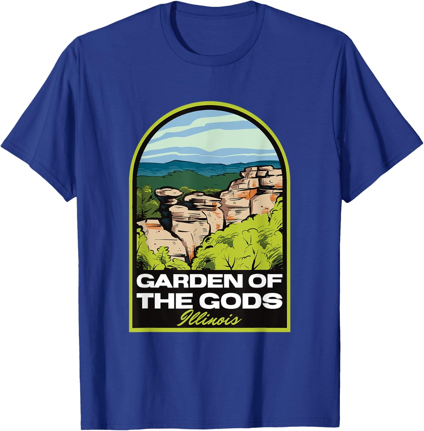 Garden of the Gods Illinois T-Shirt - T-Shirt | Royal