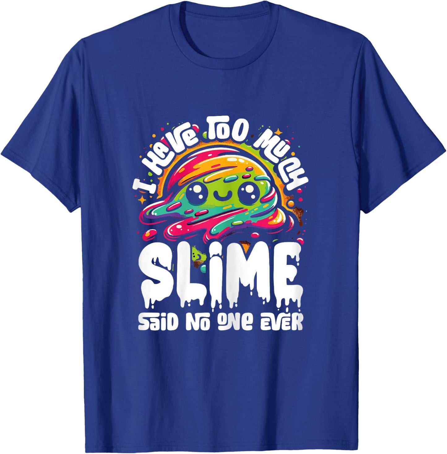Funny Slime Gift Girls - Trendy DIY Kids Tweens Toddler T-Shirt - T-Shirt | Royal