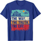 Boys Jesus Shirt The Way Truth Life Kids Christian Worship T-Shirt - T-Shirt | Royal