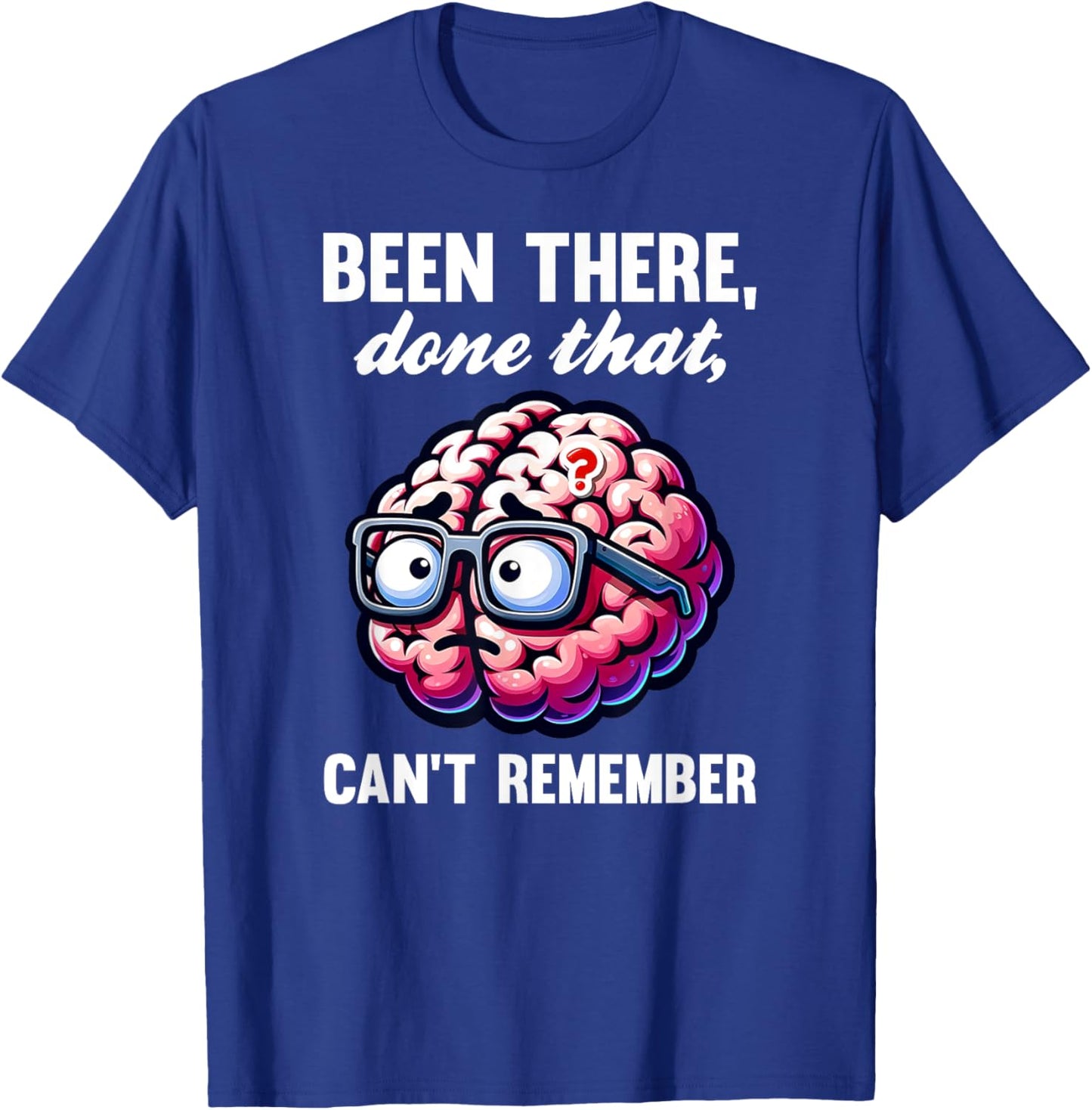 Funny Old Man Can't Remember Retired Gag Design T-Shirt - T-Shirt | Royal