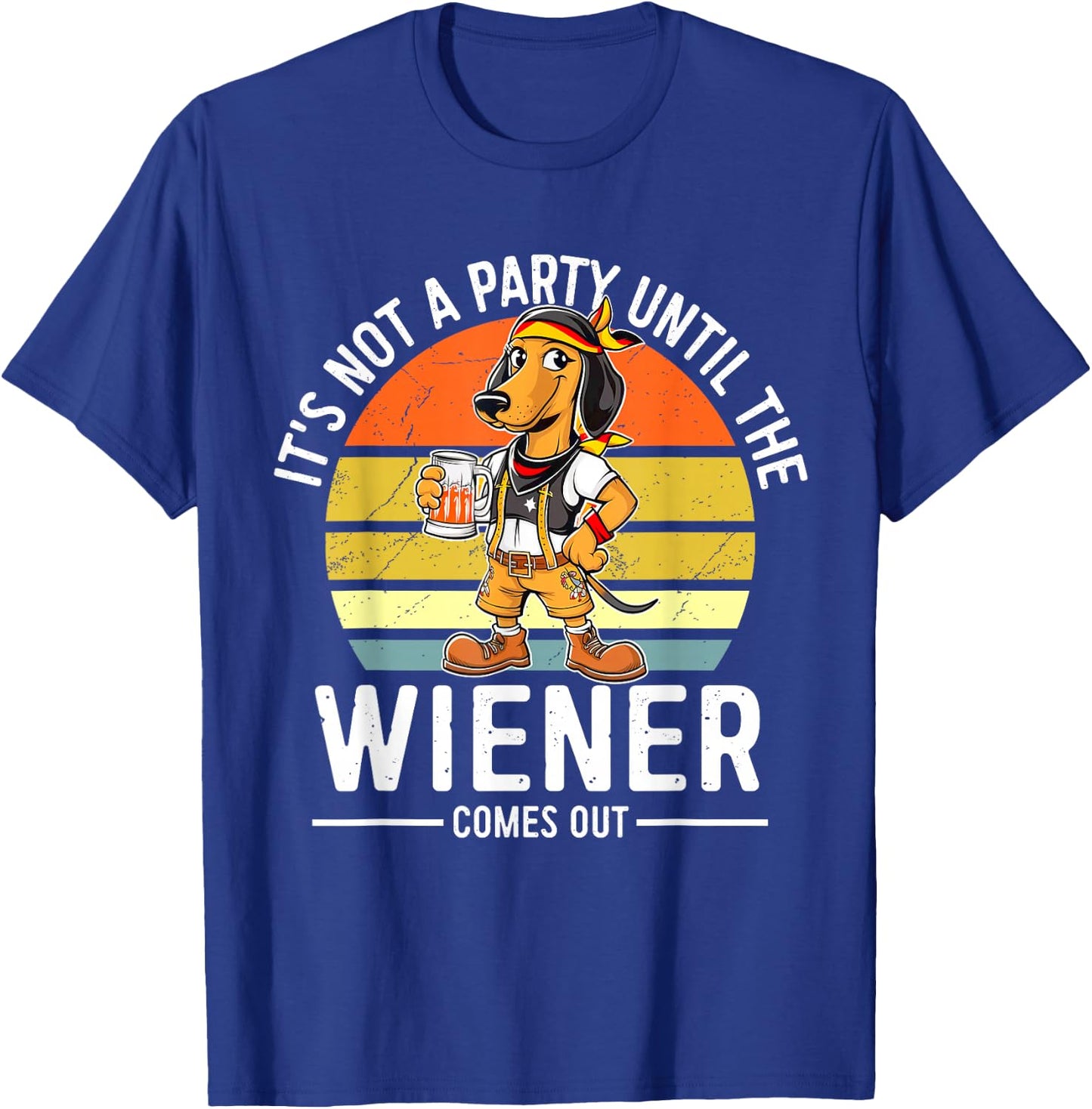 Dachshund Bavarian Bier Wiener Dog German Oktoberfest T-Shirt - T-Shirt | Royal