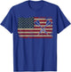 American Flag Darts I Proud USA Dart Player Jersey T-Shirt - T-Shirt | Royal