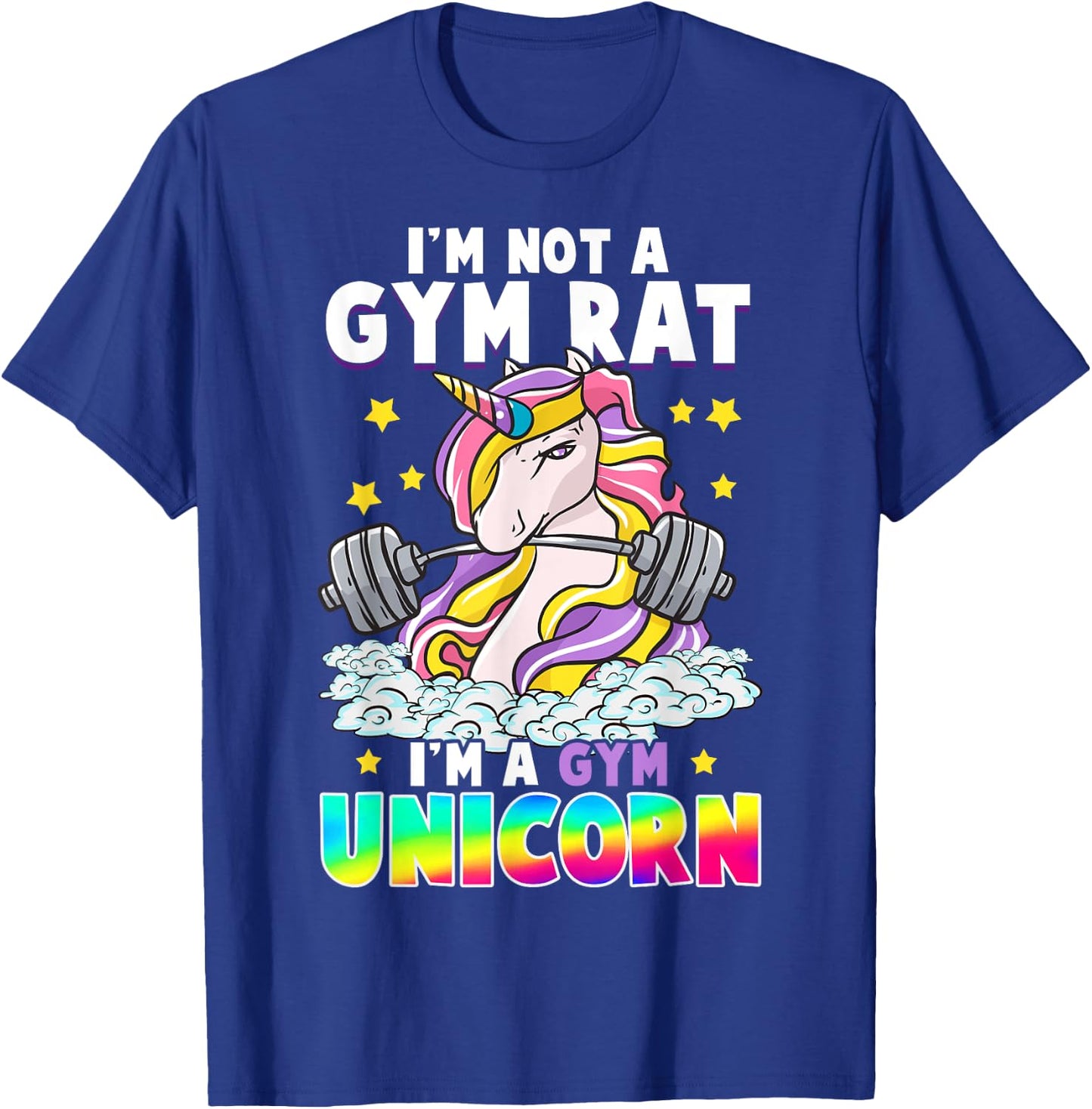 Healthy Life Choices Gift Women Mom Aunt Sister Unicorn Funny Gym Workout Exercise Unicorns Funny T-Shirt - T-Shirt | Royal