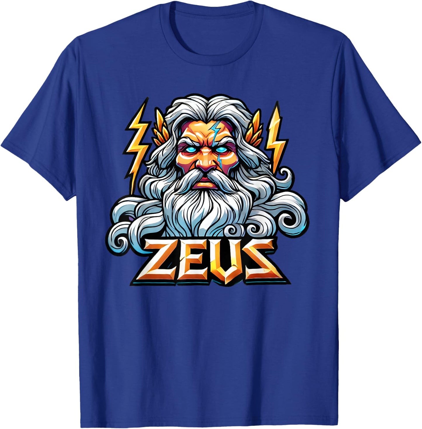 Zeus Greek God Mythology Ancient Greece T-Shirt - T-Shirt | Royal