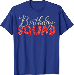 Birthday Squad T-Shirt - T-Shirt | Royal