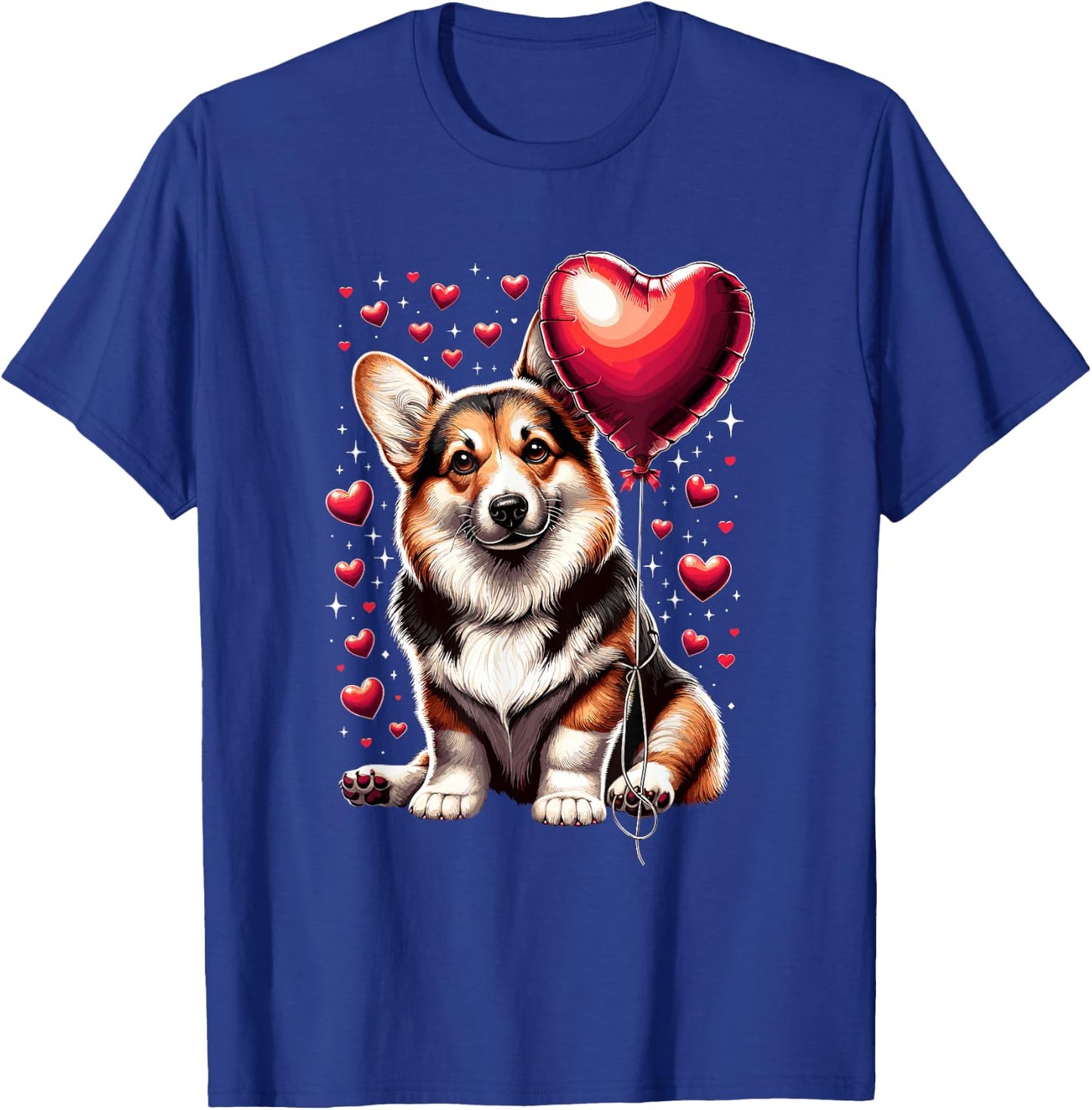 Corgi Dog Valentine's Day Dog Owner Valentine T-Shirt - T-Shirt | Royal