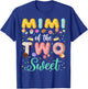 Mimi Of The Two Sweet Birthday Girl Donut Lover T-Shirt - T-Shirt | Royal