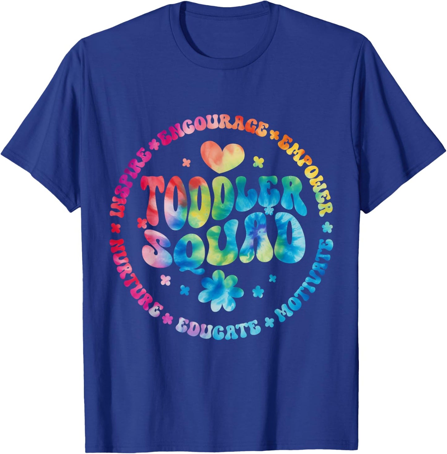 Toddler Squad Pre-K Teacher Pre School Back to School T-Shirt - T-Shirt | Royal