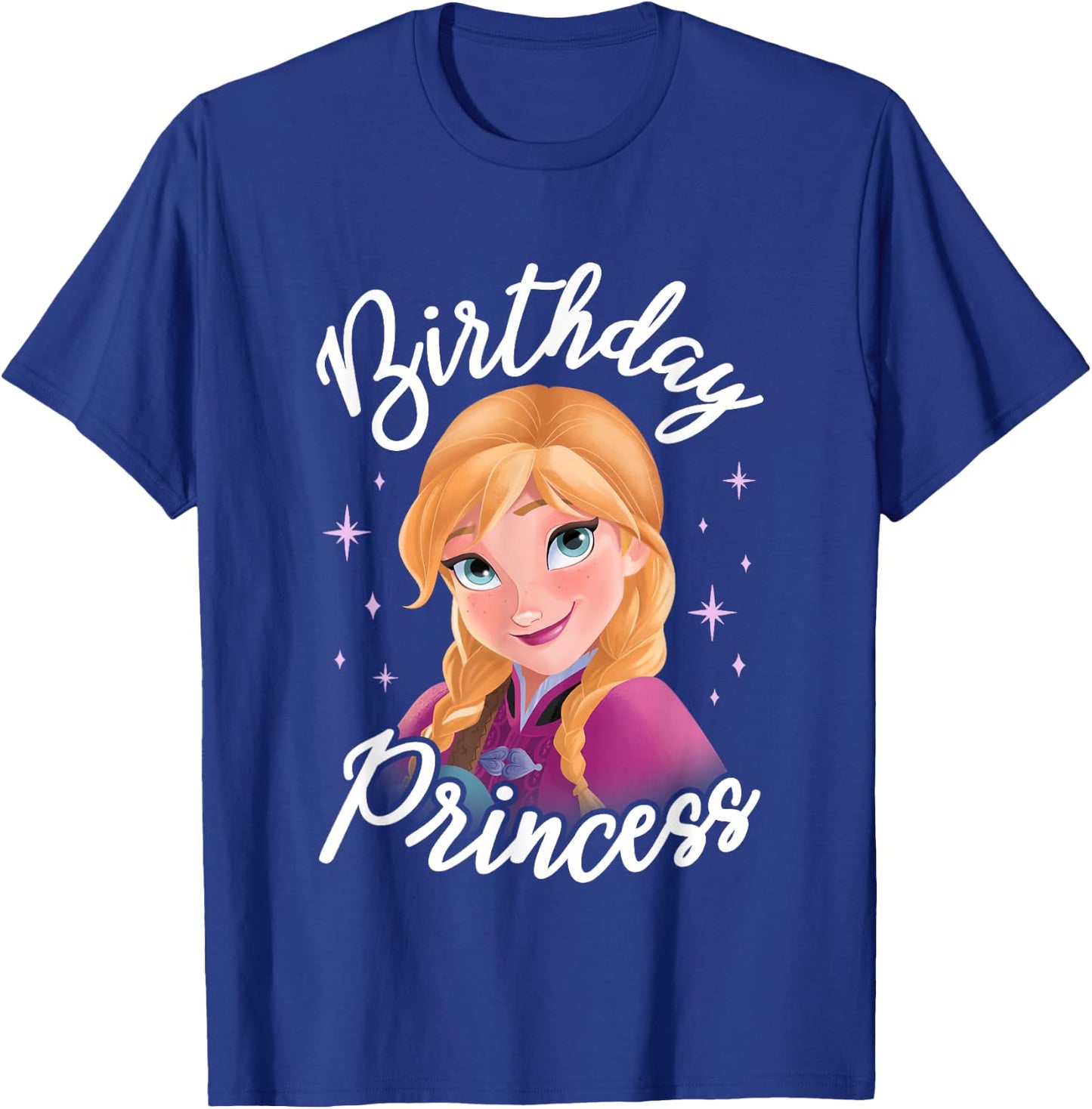 Disney Frozen Birthday Princess Cute Anna Big Chest Portrait T-Shirt - T-Shirt | Royal