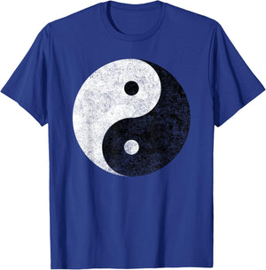 Yin Yang Symbol Tao Taijitu Yoga Peace Love T-Shirt - T-Shirt | Royal