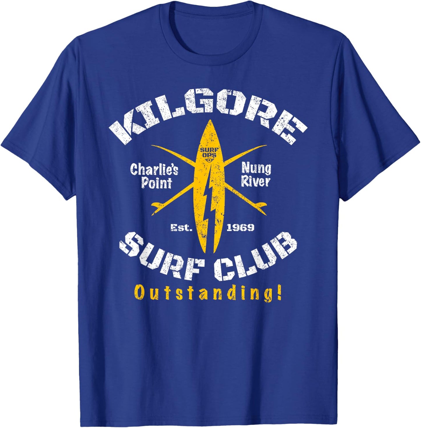 Surf Ops Kilgore Surf Club OUTSTANDING T-Shirt - T-Shirt | Royal