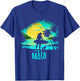 Maui Hawaii Surf Beach Surfing Hawaiian T-Shirt - T-Shirt | Royal