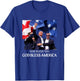 Donald Trump 2024 God Bless You - God Bless America T-Shirt - T-Shirt | Royal