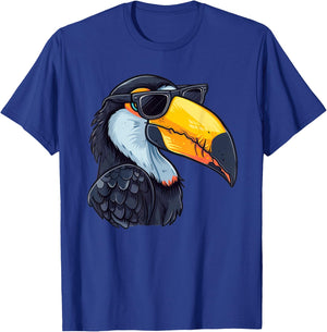 Ätoucan. Toucan Sunglasses Tucan , Small, Black T-Shirt - T-Shirt | Royal
