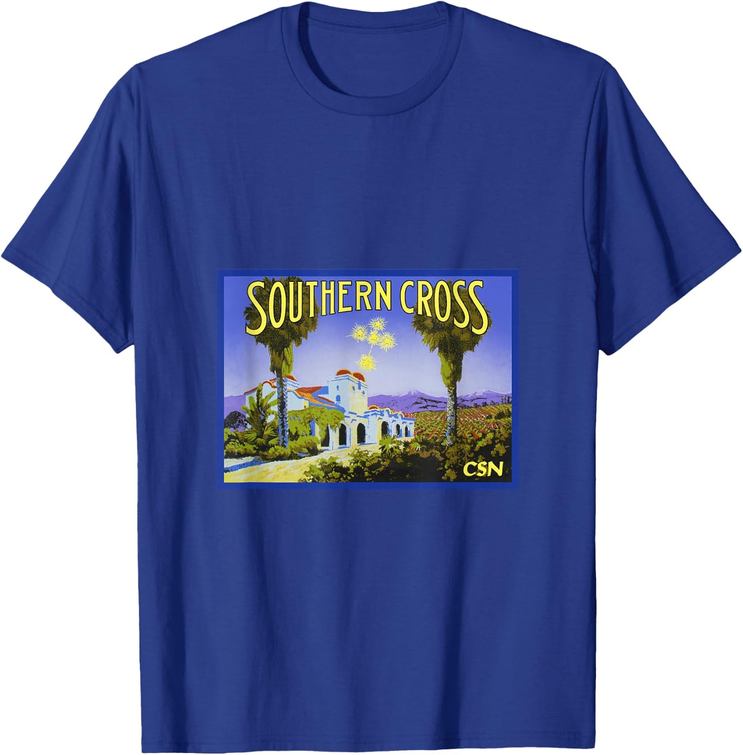 Crosby Stills & Nash - Southern Cross T-Shirt - T-Shirt | Royal