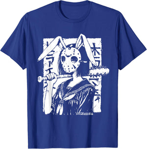 Creepy Horror Bunny Girl Anime Manga Alt Kawaii Harajuku T-Shirt - T-Shirt | Royal