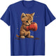 Boxing , & Kids Cat Boxer T-Shirt - T-Shirt | Royal