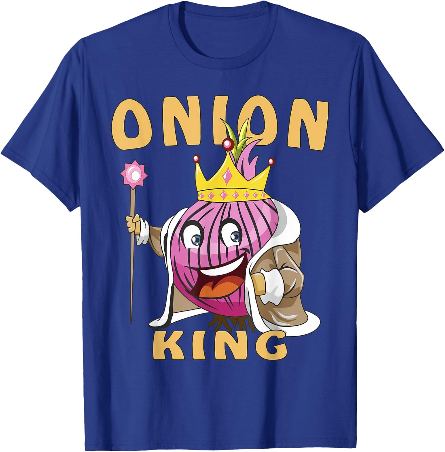 Onion King Onion Vegetable Onion Leek Onion Onion T-Shirt - T-Shirt | Royal