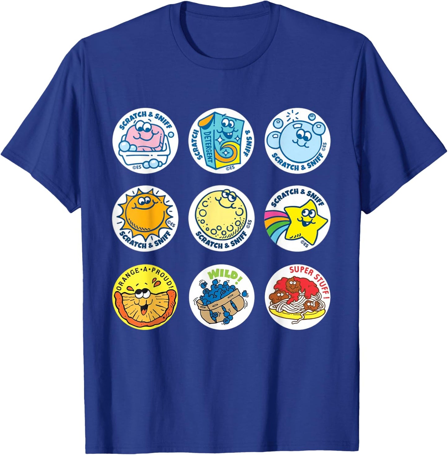 Scratch And Sniff Sticker Ice Cream, Scooper Dooper! Vintage T-Shirt - T-Shirt | Royal
