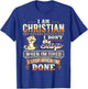 I am Christian Shirt Personalized Christian First Name T-Shirt - T-Shirt | Royal
