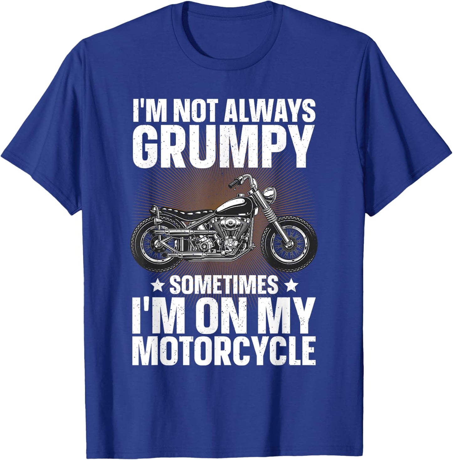 Motorcycle Rider Art Women Dad Motorcycle Bike Lover T-Shirt - T-Shirt | Royal