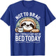 Cute Sloth Coffee Funny Quote Caffeine Lover Gift Women Men T-Shirt - T-Shirt | Royal