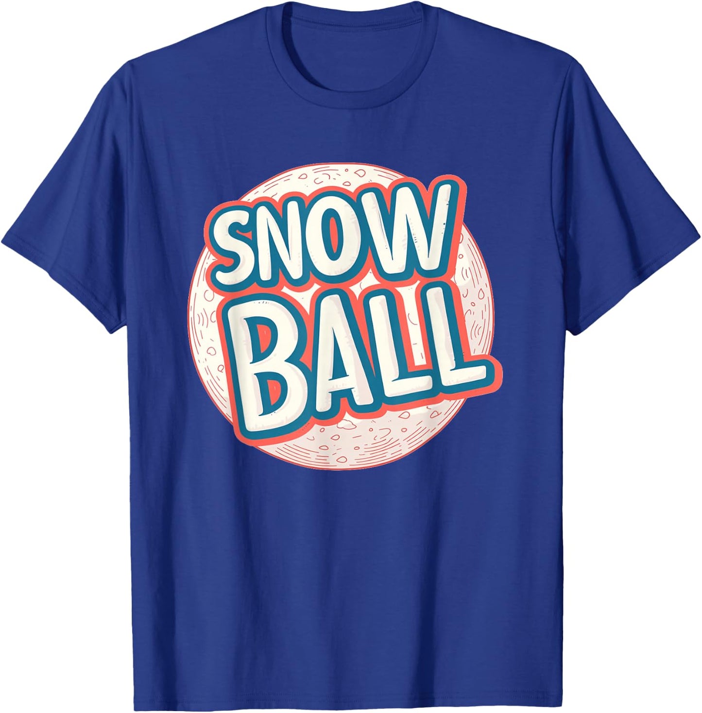 Pretty Snowball Costume for funny Adults and Kids T-Shirt - T-Shirt | Royal