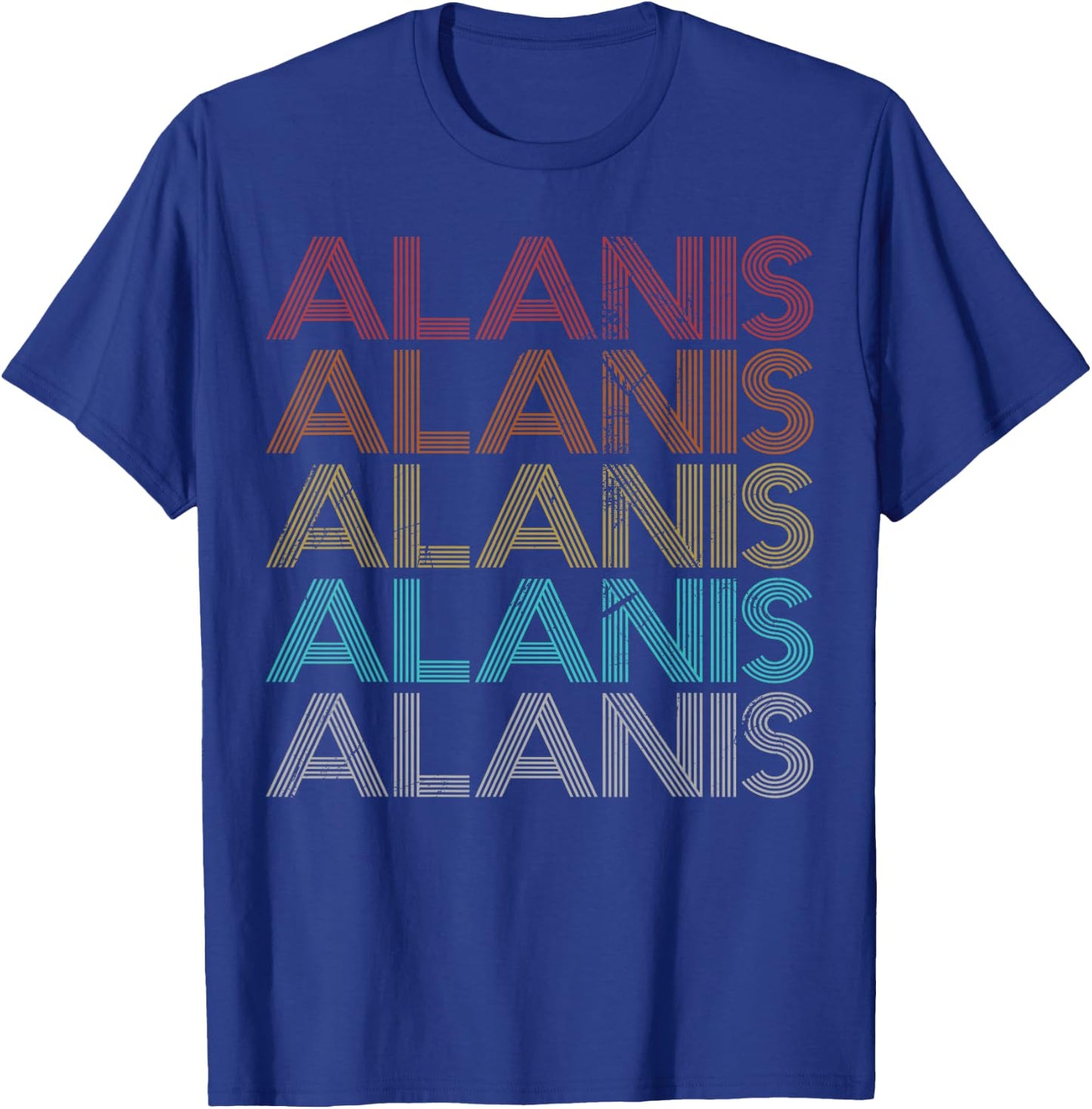Retro Vintage Alanis T-Shirt - T-Shirt | Royal