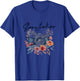 Photographer Storyteller Vintage Camera Flowers Photography T-Shirt - T-Shirt | Royal