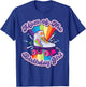 Mom Of The Birthday Girl Retro Rolling Skate Gift T-Shirt - T-Shirt | Royal