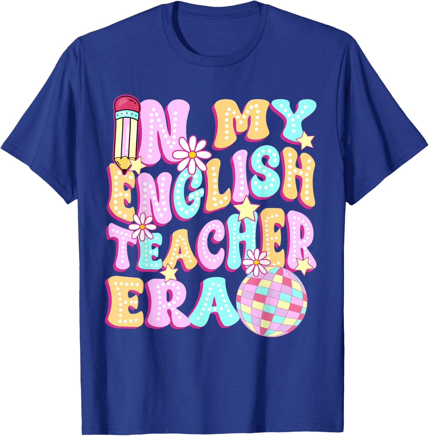 In My English Teacher Era Cool Back to school Gift Women T-Shirt - T-Shirt | Royal