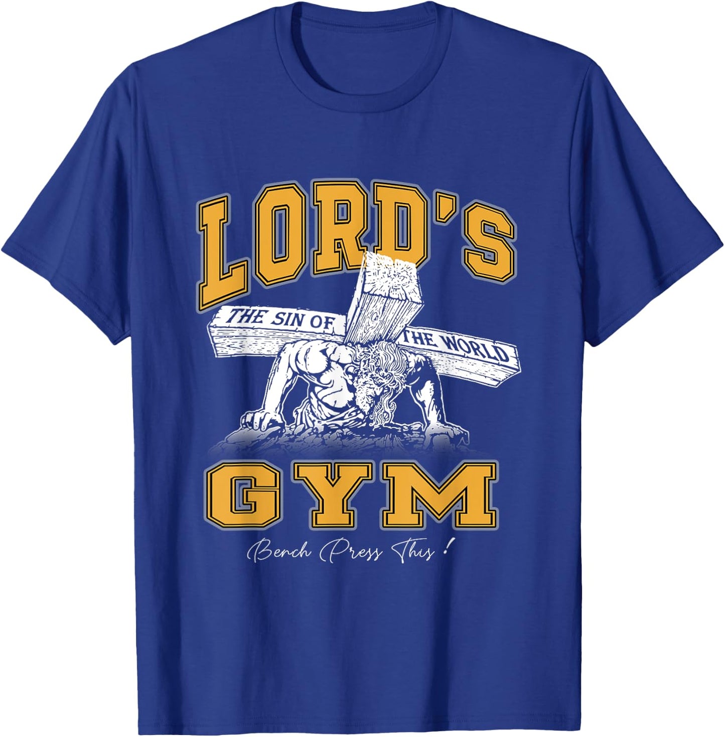 Lord's Lovely Bodybuilder Vintage Gym Weightlifting Fitness T-Shirt - T-Shirt | Royal
