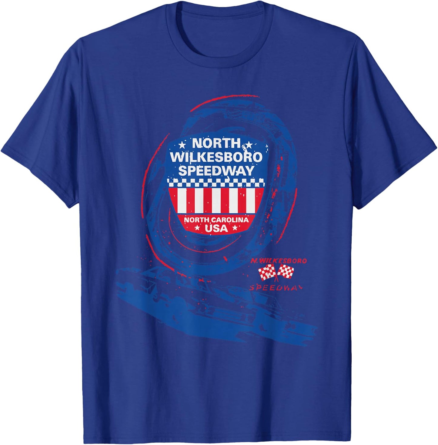 North Wilkesboro Speedway T-Shirt - T-Shirt | Royal