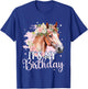 Birthday Girl Horse Birthday Princess Its my Birthday Girl T-Shirt - T-Shirt | Royal