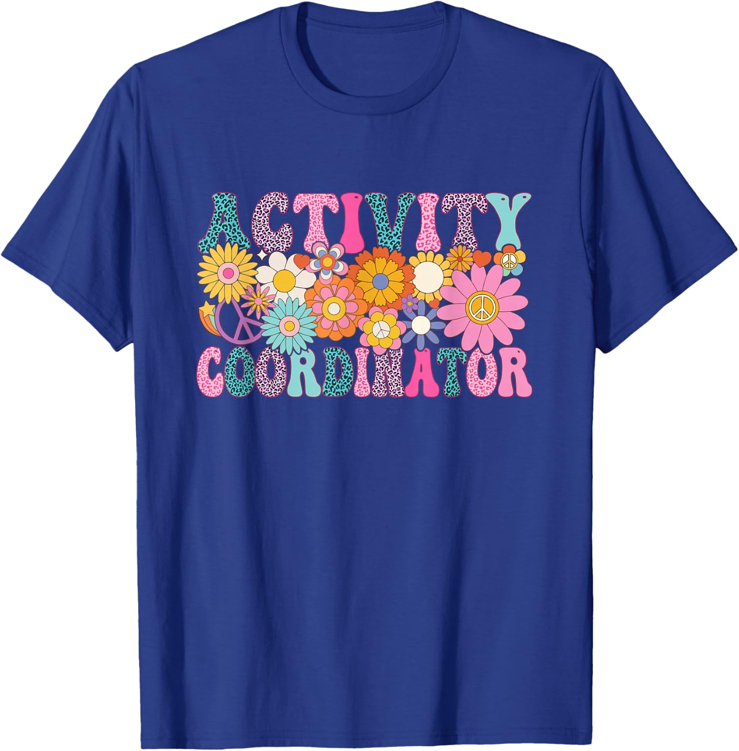 Activity Coordinator Week Groovy Appreciation Day T-Shirt - T-Shirt | Royal