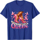 Black Queen Woman Fight Like A Queen Breast Cancer Awareness T-Shirt - T-Shirt | Royal