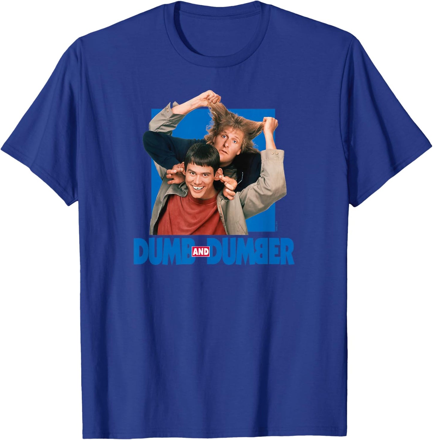 Dumb & Dumber - Lloyd Christmas and Harry Dunne Funny Duo , Small, Black T-Shirt - T-Shirt | Royal