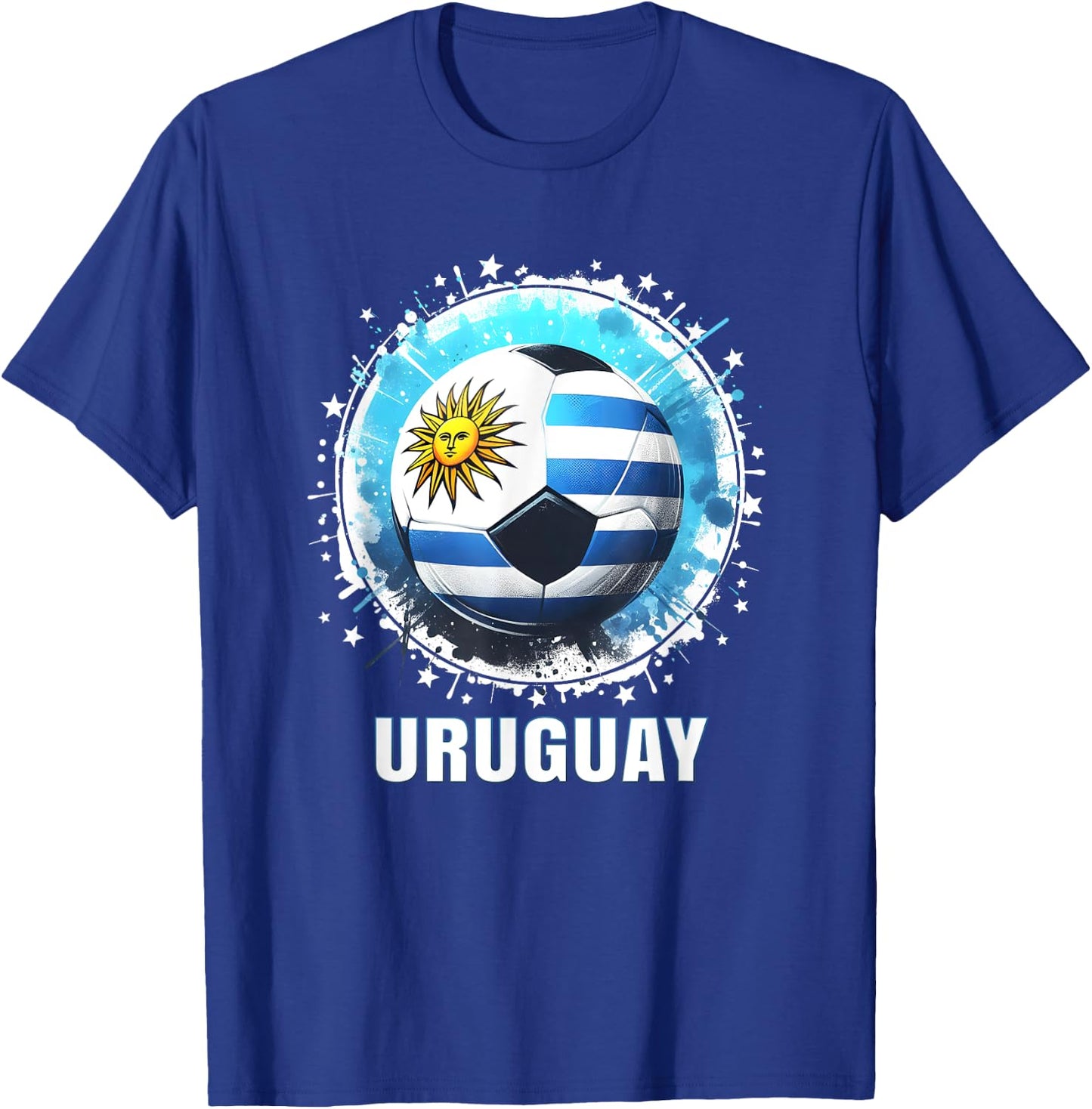 Uruguay Player Sports Vintage Men Uruguay Uruguay T-Shirt - T-Shirt | Royal