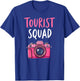 Tourist Squad For Family & Friends T-Shirt - T-Shirt | Royal