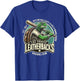 Las Cruces Leatherbacks Retro Minor League Baseball Team T-Shirt - T-Shirt | Royal