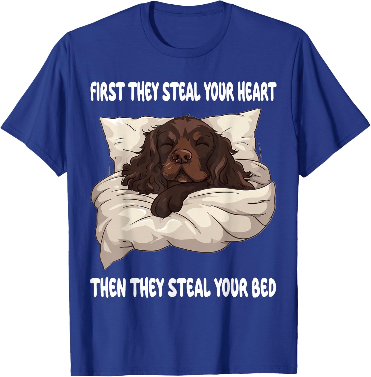 Boykin Spaniel Sleeping Pajamas Nightgown T-Shirt - T-Shirt | Royal