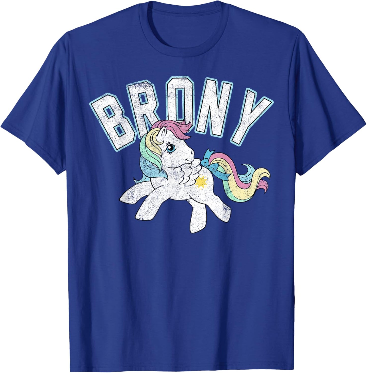 My Little Pony Brony Collegiate Style T-Shirt - T-Shirt | Royal