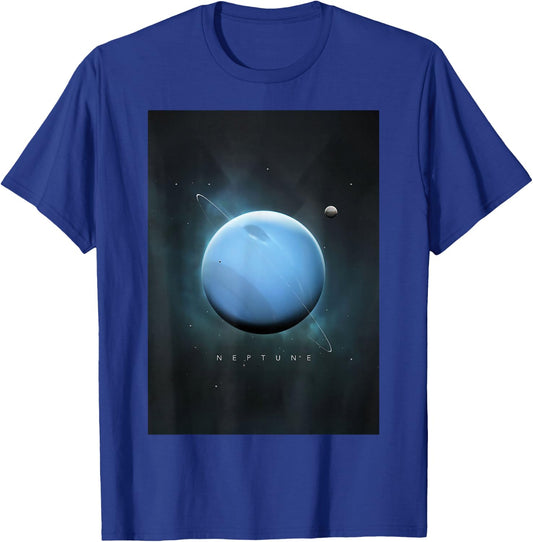Planet Neptune T-Shirt - T-Shirt | Royal