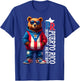 Funny Puerto Rico Flag Cute Teddy Bear Boricua Puerto Rican T-Shirt - T-Shirt | Royal