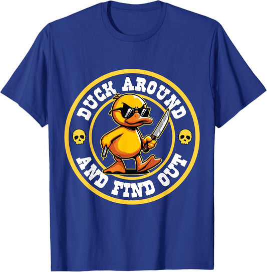 Duck Lover Art Men Women Boys Girls Rubber Duck Funny Ducks T-Shirt - T-Shirt | Royal
